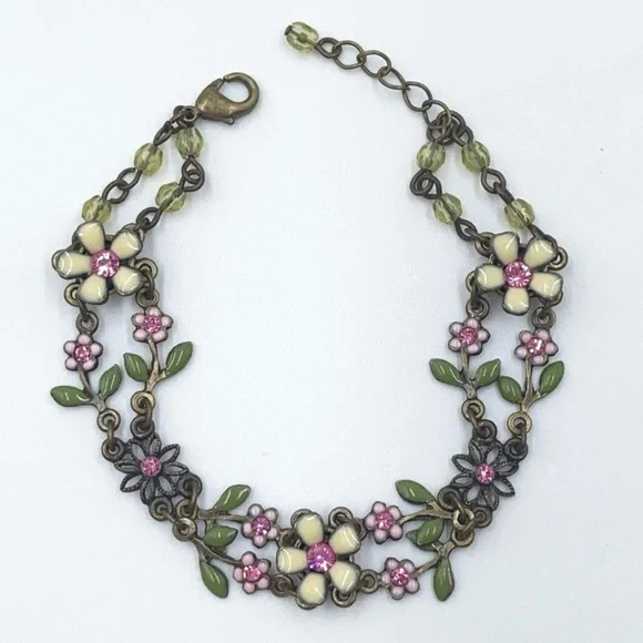 Vintage Nina Ricci Flower Bracelet - Picture 11 of 11